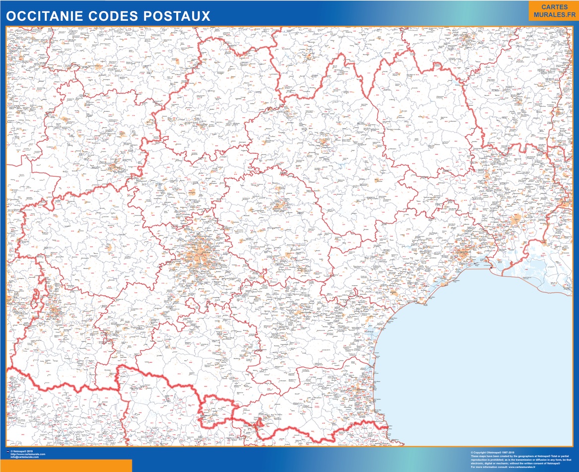 Region OccitanIe codes postaux