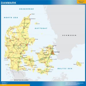 Carte danemark