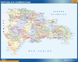Carte republique dominicaine